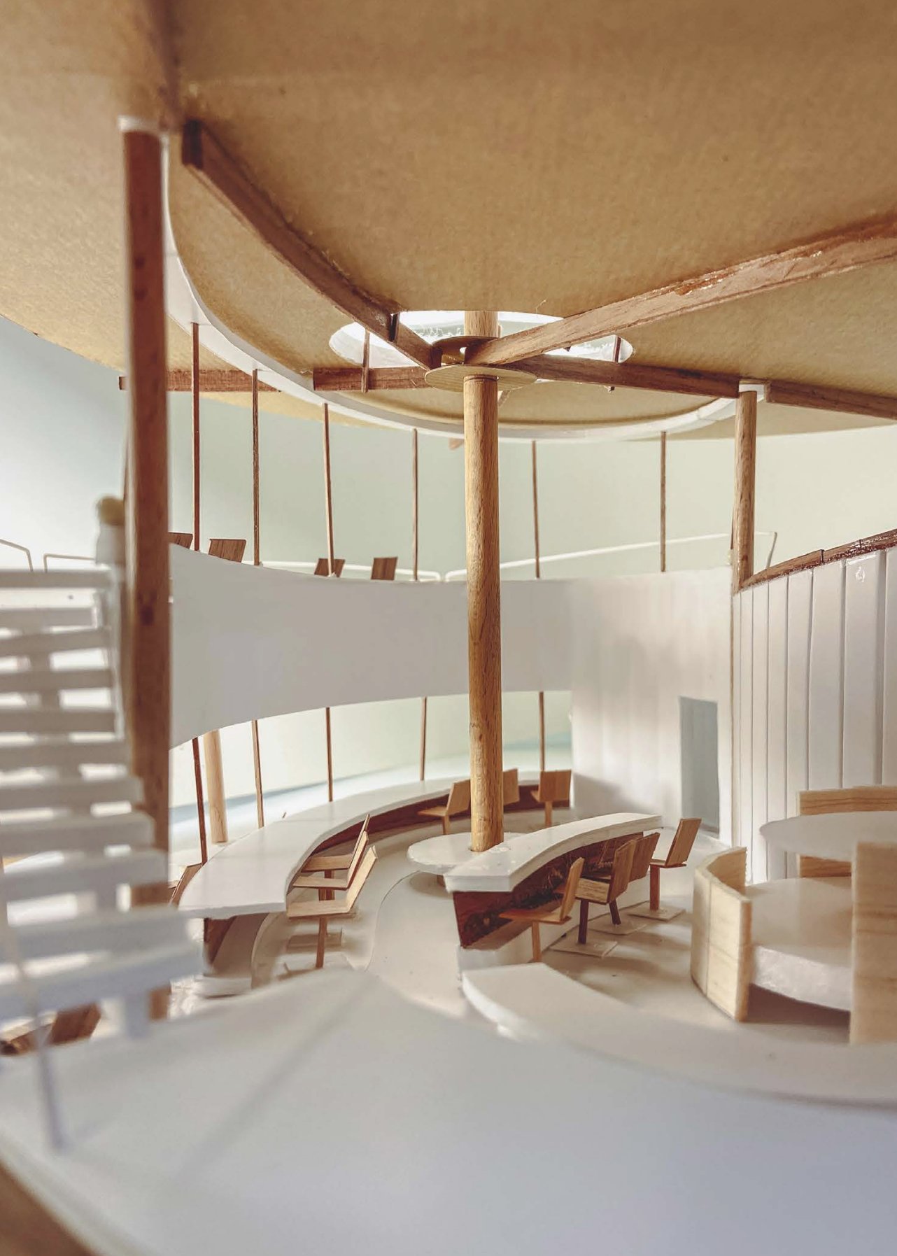 Cafe Juno model interior