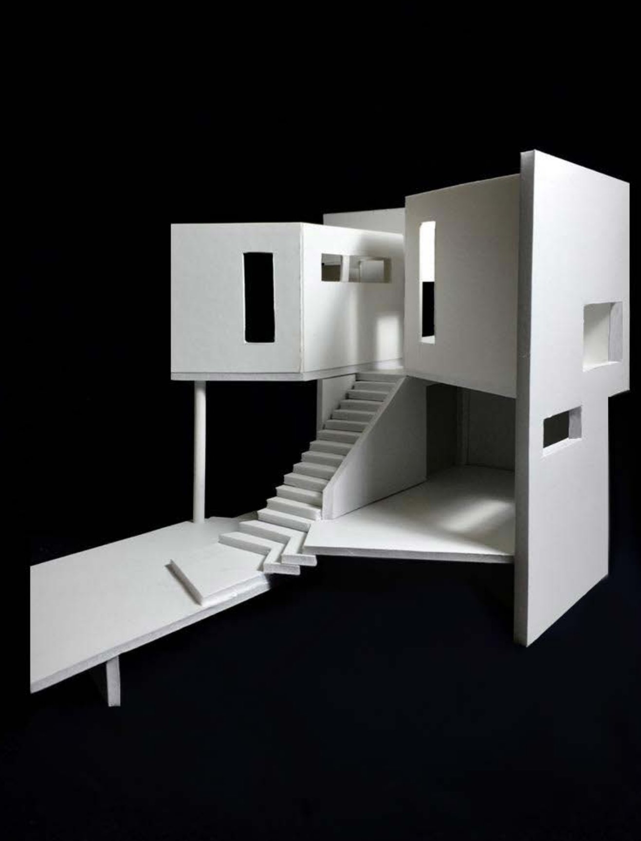 Raum Plan model, stair